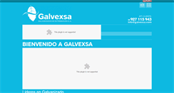 Desktop Screenshot of galvexsa.com