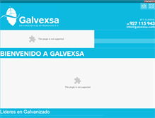 Tablet Screenshot of galvexsa.com